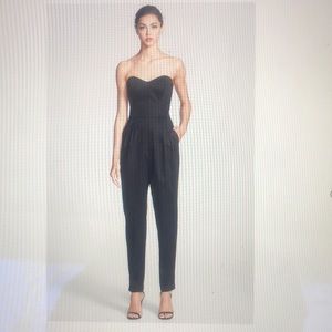 Milly strapless jumpsuit